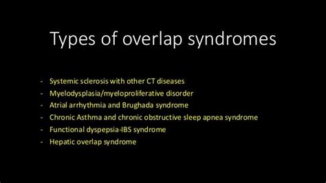 Overlap syndrome