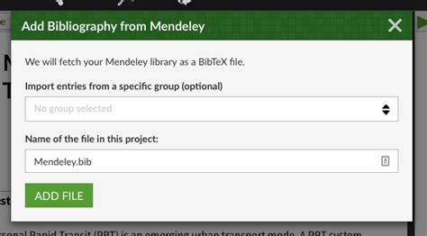 New: Manage Shared References with Mendeley Groups! - Overleaf, Online ...