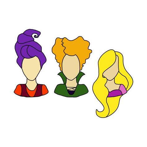 Check out this awesome 'Hocus Pocus Heads' design on @TeePublic! | Halloween craft projects ...