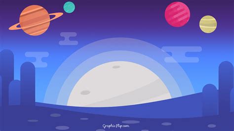 Flat Space Background - Free JPG + PSD on Behance