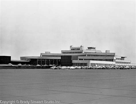 Parking lot at the new Greater Pittsburgh Airport in 1953 | The Brady ...