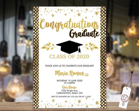 Free downloadable templates graduation announcements - snofantastic