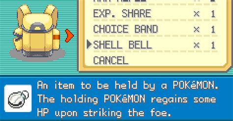 Pokémon FRLG Shell Bells: Uses + How To Get Them - Guide Strats