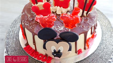 Drip cake Mickey Mouse - YouTube