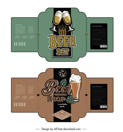 Beer Can Svg, Beer Can 12 Oz Label Template, Beer Can Template, Soda ...