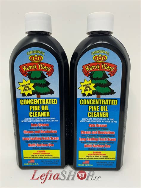 2 X KING PINE Concentrated Pine Oil Cleaner – Multi-Surface Cleaner ...