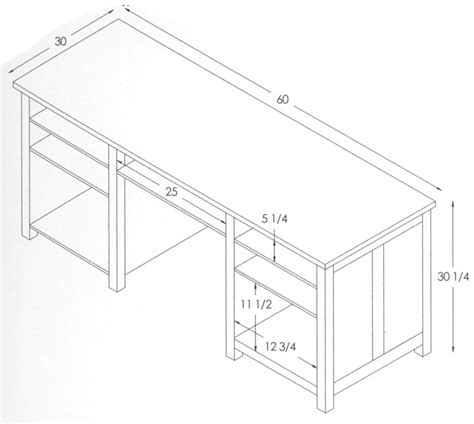 60" Executive Desk Dimensions