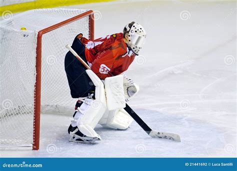 Hockey Goalie Editorial Photography - Image: 21441692