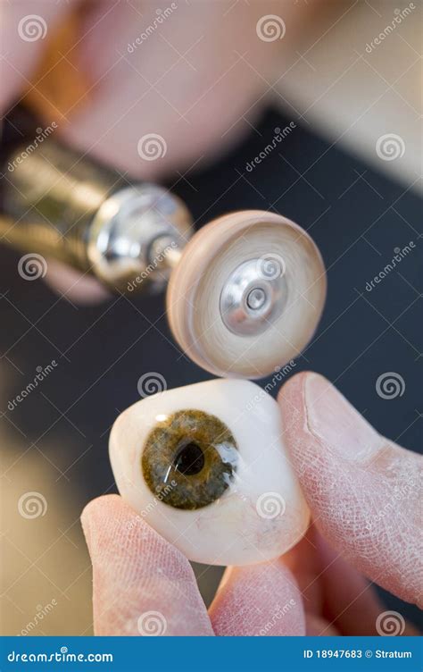 Cosmetic ocular prosthesis stock image. Image of invalid - 18947683