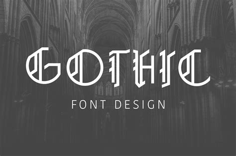 Gothic - Font Design on Behance