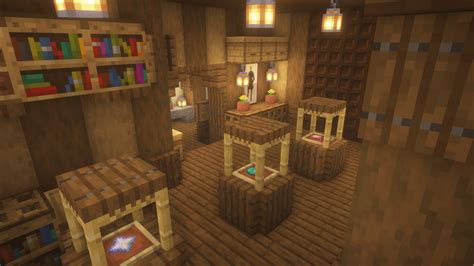 A Town Hall I Built with a full interior : Minecraft