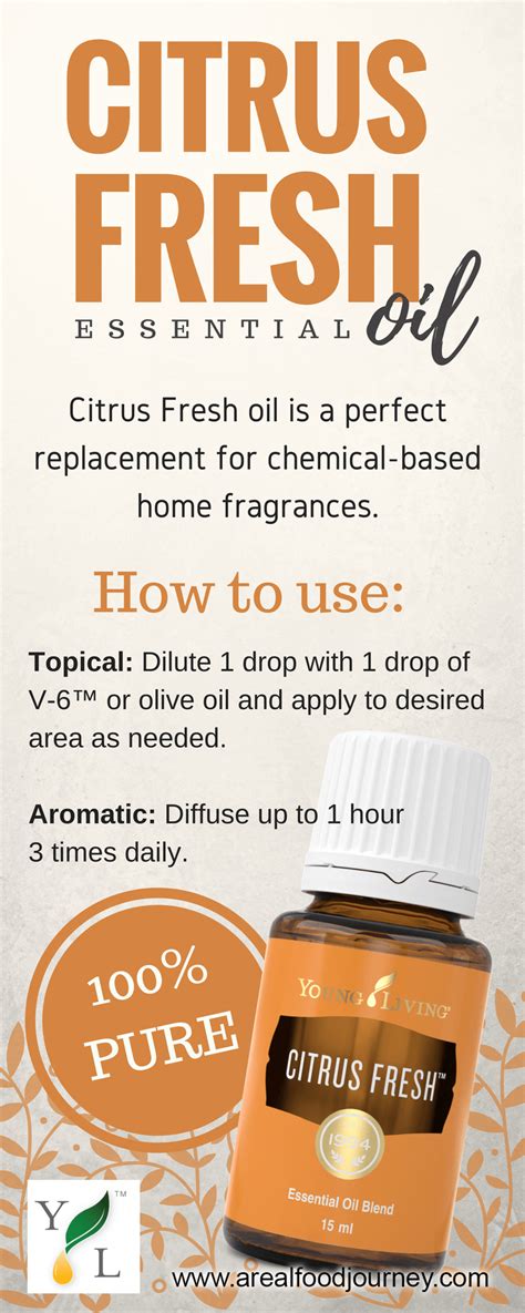 Citrus Fresh Essential Oil Blend - A Real Food Journey