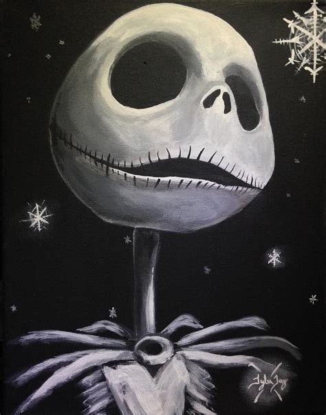 Jack Skellington Painting by Tyler Haddox - Pixels