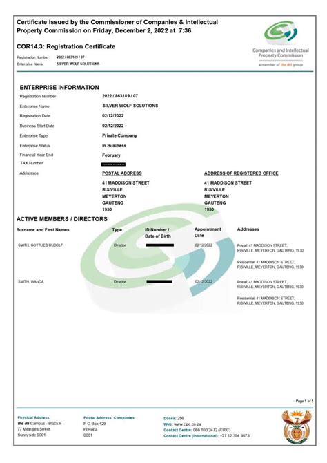 NPC Registration – CIPC Company Registrations