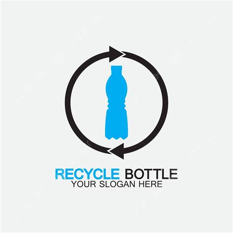 Recycling Logo For Plastic Bottle Ecological Object Conservation Vector ...