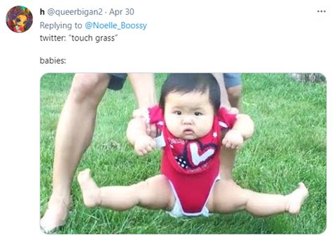 twitter: “touch grass” babies: | Touch Grass | Know Your Meme