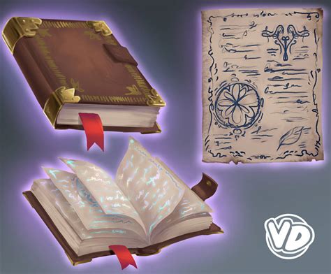 Magic book Concept Art by vedtom on DeviantArt