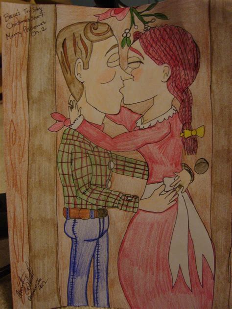 Woody and Jessie kissing under Mistletoe by spidyphan2 on DeviantArt