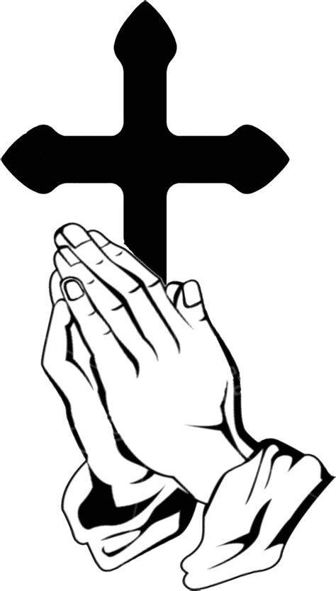 Transparent Distressed Cross Clipart Praying Hands With Bible Clipart | Images and Photos finder