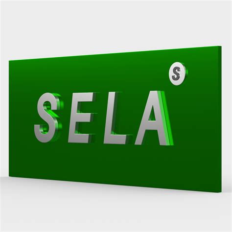 Sela Logo - 3D Print Model by 3d_logoman