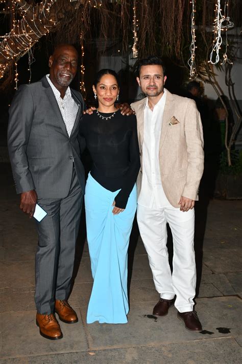 Newly Married Masaba Gupta And Satyadeep Misra Pose With Neena Gupta, Viv Richards