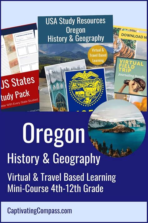 Oregon State Study Pack | Virtual Learning | Captivating Compass