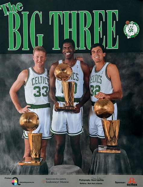 Boston Celtics Big Three Poster