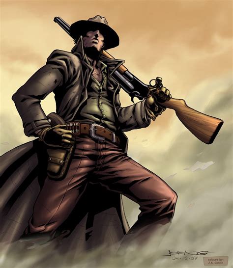 Western Gunslinger Art