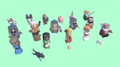 Simple 1000 Characters Pack 3D Model | ubicaciondepersonas.cdmx.gob.mx