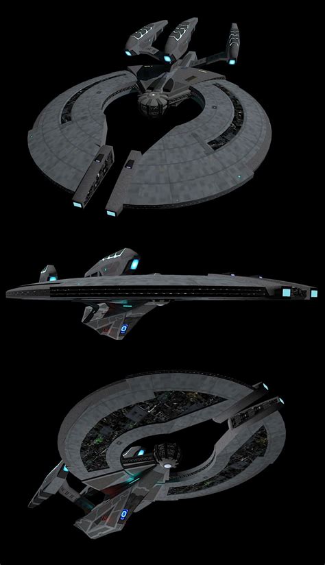 Federation Dreadnought Angled views by calamitySi on DeviantArt in 2023 | Star trek art, Star ...