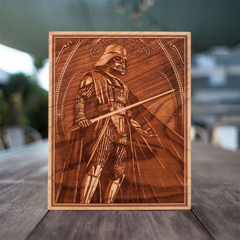 Laser Engraved Wooden Posters You Can Only Appreciate with a Magnifying ...