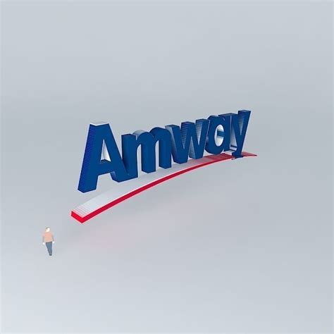 Logo de Amway. free 3D Model .max .obj .3ds .fbx .stl .skp - CGTrader.com