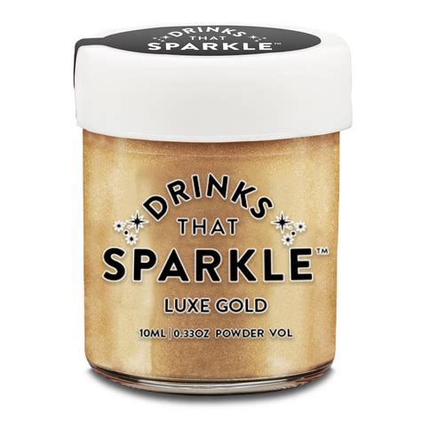 Edible Beverage Glitter By Drinks That Sparkle in Luxe Gold | Etsy