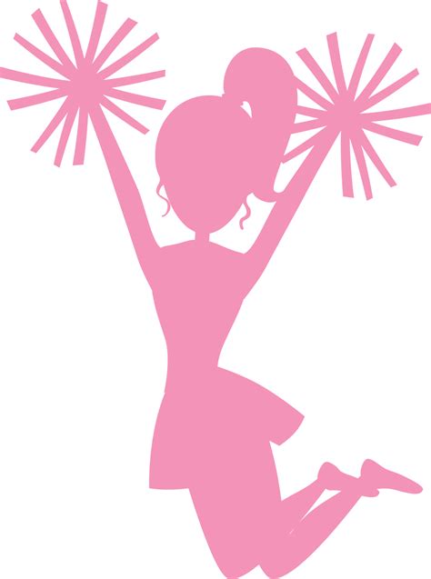 Cheer Silhouette #3 SVG Cut File - Snap Click Supply Co.