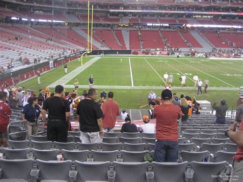 University of Phoenix Stadium Section 113 - Arizona Cardinals - RateYourSeats.com