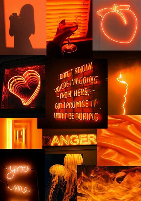 Neon orange aesthetic 🧡💫 | Orange aesthetic, Neon aesthetic, Wallpaper ...