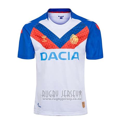 Great British Lions Rugby Jersey 2020 White Blue | RUGBYJERSEY.CO.NZ