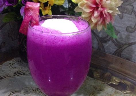 Resep Jus buah naga oleh wan marwan - Cookpad