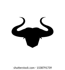 Bull Head Logo Design Inspiration Stock Vector (Royalty Free) 1538791739 | Shutterstock