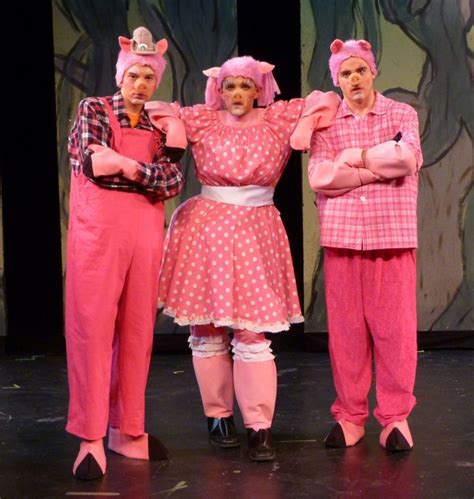 3 pigs – Shrek the Musical | Shrek costume, Shrek, Pig costumes