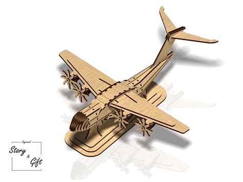 Lockheed P38 Lightning Laser Cut Plane Dxf Ai Svg Digital Files For Laser Cutting Model Aircraft ...