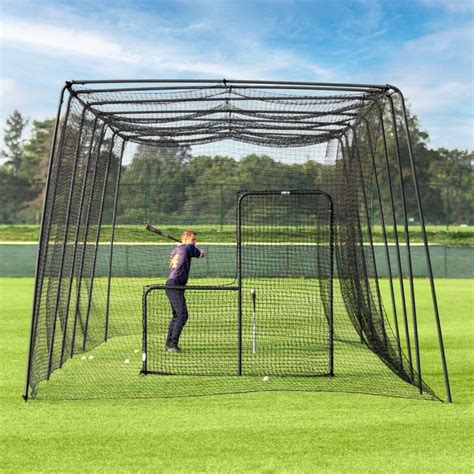 55ft Trapezoid Baseball Batting Cage | Net World Sports