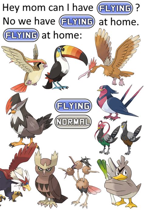 Being pure Flying is quite Legendary : r/pokemon