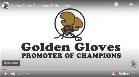 Golden Gloves Promoter Of Champions - Golden Gloves Boxing