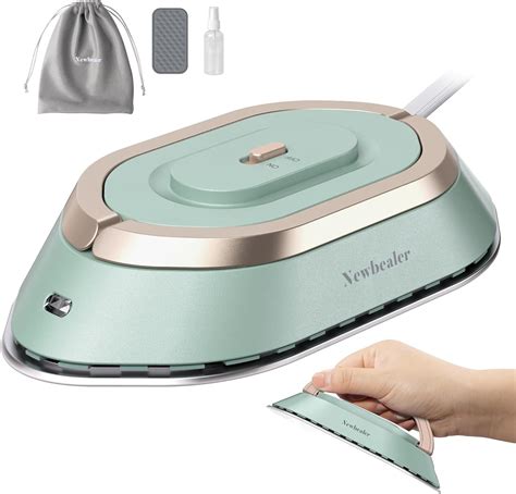 Amazon.com: Newbealer Travel Iron with Dual Voltage - 120V/220V Mini Dry Iron for Clothes (No ...