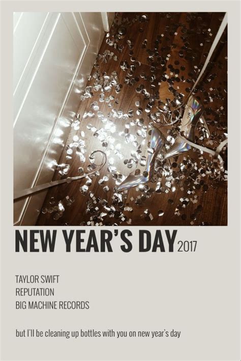 new year’s day taylor swift | Taylor swift songs, Taylor swift posters ...