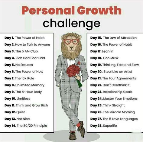 Personal growth challenge