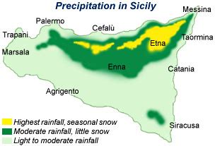 Sicily Weather in Sicily Italy - Forecasts, Temperatures, Rainfall, Snow, Climate, Precipitation ...