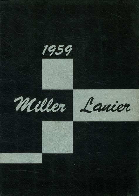 1959 yearbook from Lanier/Miller High School from Macon, Georgia for sale