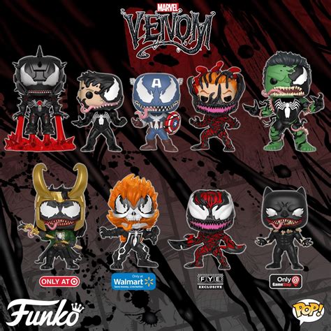 Funko Has Venom-ized Your Favorite Marvel Superheros for Insanely Cool 'Venom' POP! Vinyl Line ...